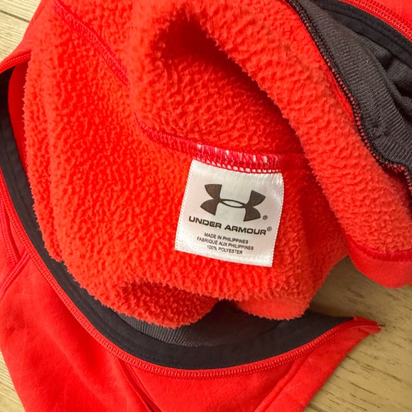 UNDER ARMOUR WOMENS ORANGE SOFTSHELL JACKET BLACK PANT SET SIZE SMALL GAMEDAY - Picture 5 of 7